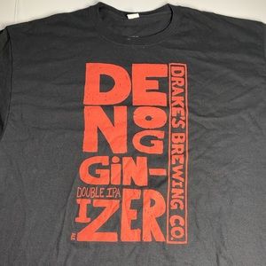 Drakes brewing company denoginizer t shirt XL